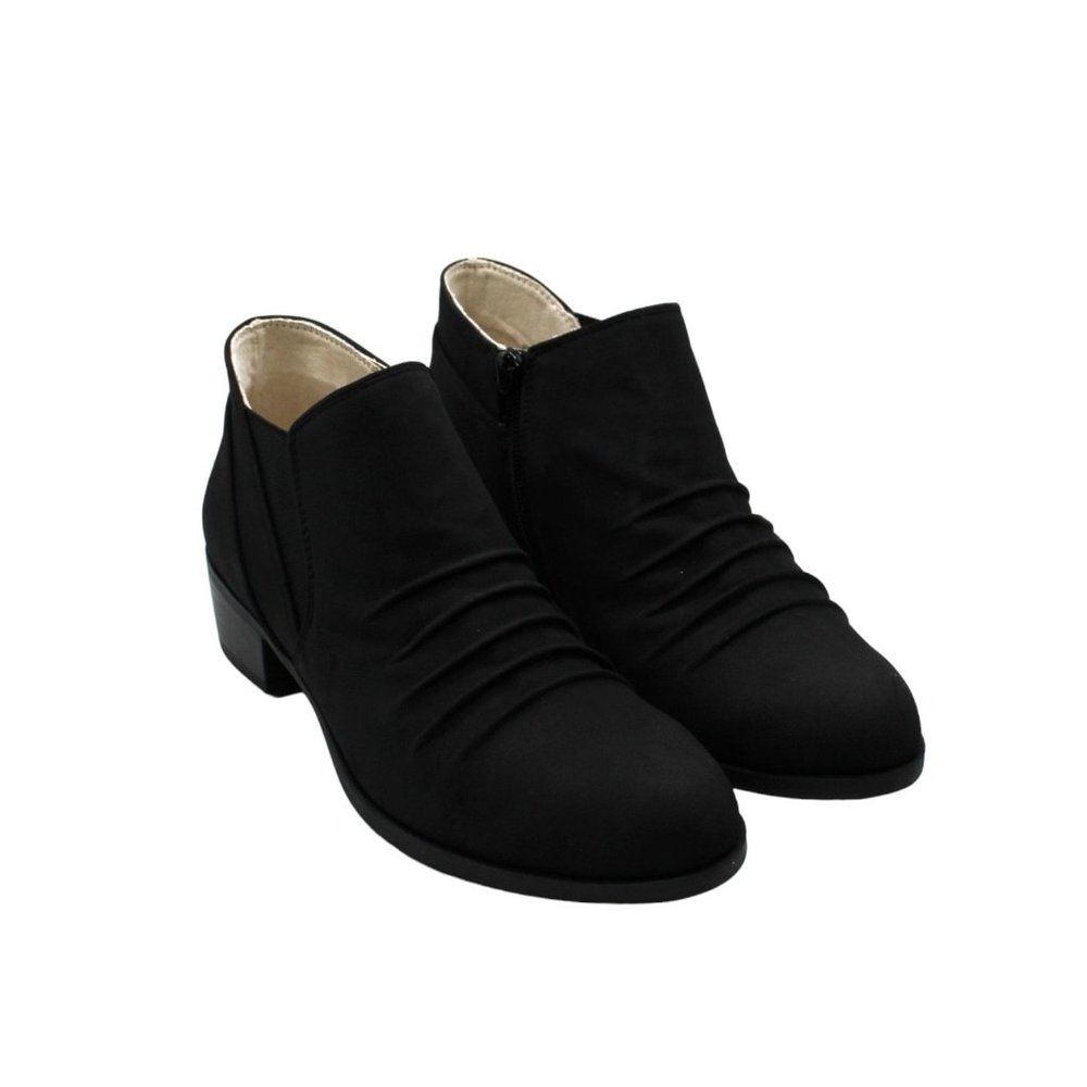 LifeStride Aurora Shooties - Black Microsuede